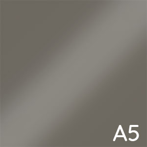 Front- und Korpusfarbe: Grau Hochglanz (Acrylfront mit Laserkante)