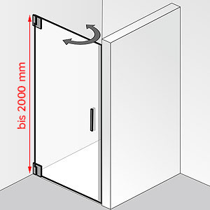 Höhe: bis 2000 mm