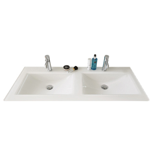 Waschtisch-Typ / -Farbe: Glas-Waschtisch optiwhite