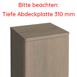 Abdeckplatte: Abdeckplatte 602 mm - Stärke 28 mm