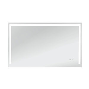 Ausführung Flächenspiegel: 120 cm - LED-Beleuchtung inkl. Touchsensor, 30 Watt, 5700 K