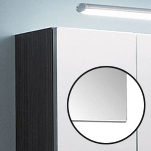 Spiegel / Spiegelschrank: Serie B ohne Facettenschliff, 70 cm Breite