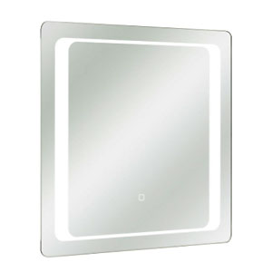 Spiegel-Beleuchtung: umlaufende LED-Beleuchtung, Touchsensor, 13,5 Watt, 6500 K