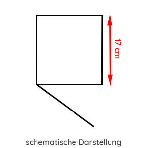 Tiefe: 17 cm