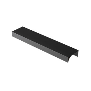 Griffvariante: 18 cm, Griffleiste Schwarz Matt (1 Griff)