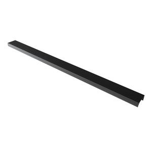 Griffvariante: 55 cm, Schwarz Matt, Griffleiste (2 Griffe)