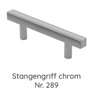 Griffvariante: Stangengriff chrom - Nr. 289