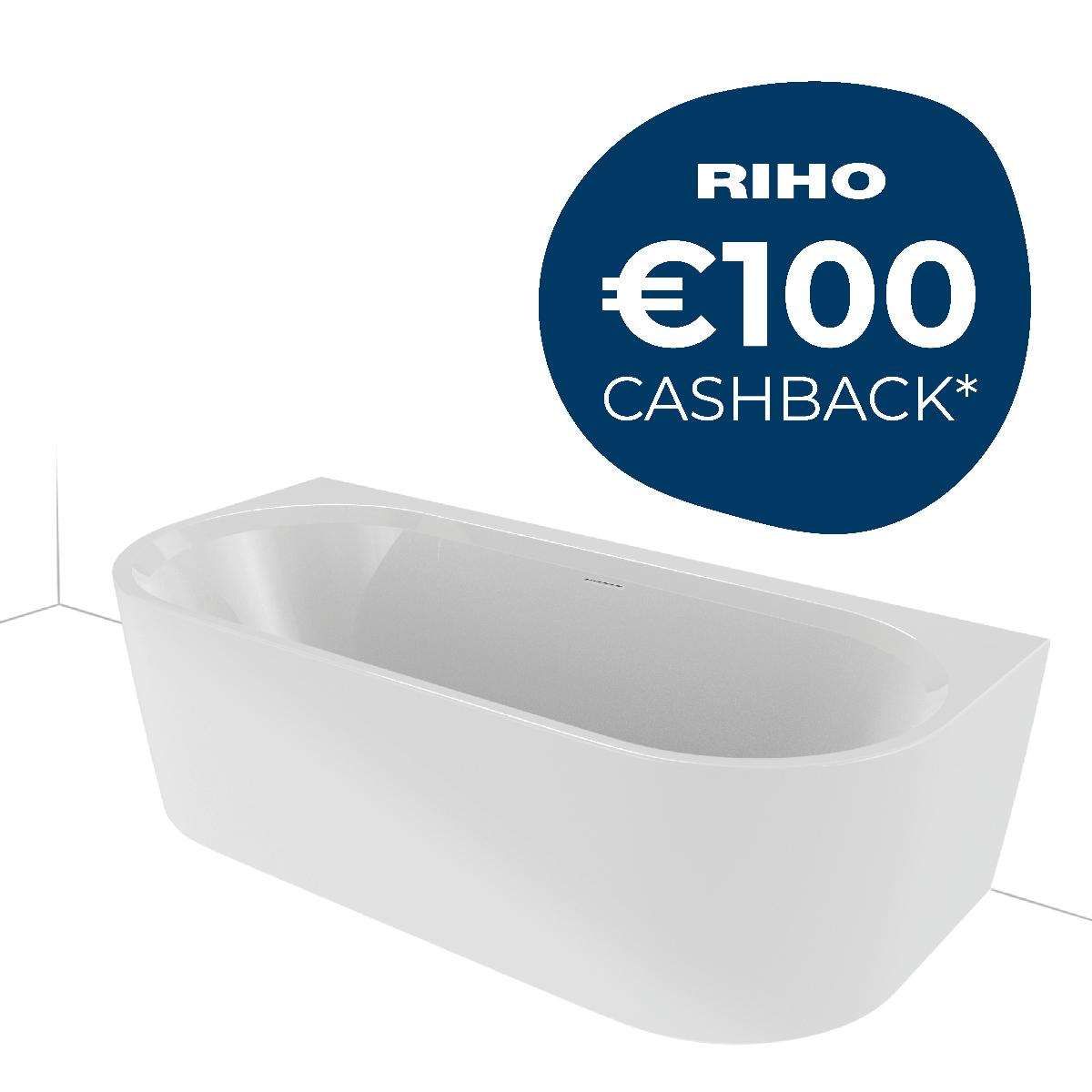 Riho Cashback Aktion Freistehende Badewanne von Riho