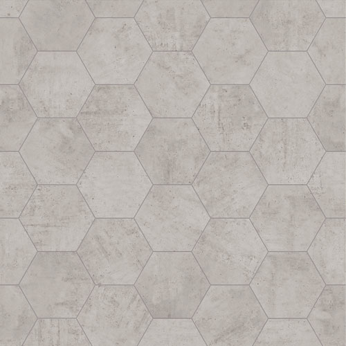 HSK Renodeco Dekor Fliese Hexagon Grau HSK Renodeco Dekor Fliese Hexagon Grau